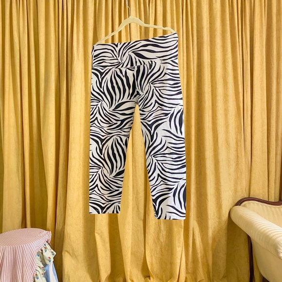 Y2k Stretchy Zebra Pants - Picture 1 of 3